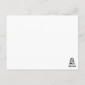 冬のワンダーランド ポストカード (裏面)