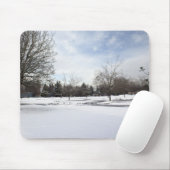 冬のワンダーランド マウスパッド (マウス)