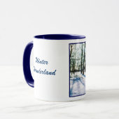 「冬のワンダーランド」マグカップ マグカップ (正面左)