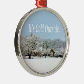 冬のワンダーランド メタルオーナメント (右)