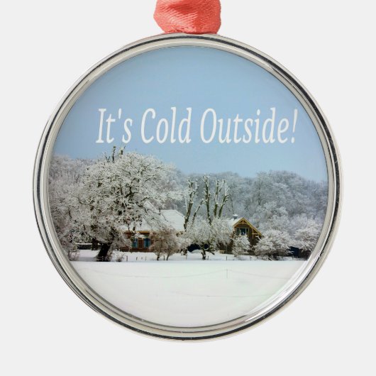 冬のワンダーランド メタルオーナメント (正面)