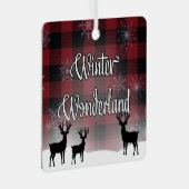 冬のワンダーランド メタルオーナメント (正面右)