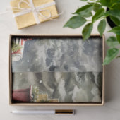 冬のワンダーランド：ヴィンテージトラックのクリスマスツリー 薄葉紙 (ギフト)