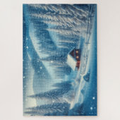 冬のワンダーランド – 息をのむような景色 ジグソーパズル (縦)