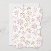 冬のワンダーランド 招待状 (裏面)