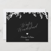 冬のワンダーランド |新着ミニマルの写真 シーズンカード (裏面)