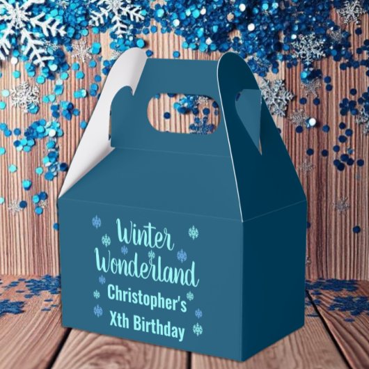 冬のワンダーランド 誕生日 フェイバーボックス