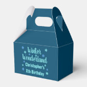 冬のワンダーランド 誕生日 フェイバーボックス (正面サイド)