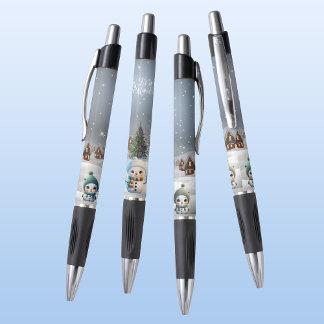 冬のワンダーランド、雪の女性、雪を許可⛄️🎄 ボールペン