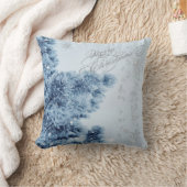 冬のワンダーランド、雪、雪片 クッション (ブランケット)