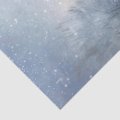 冬のワンダーランド 霜の湖 雪に覆われた森 薄葉紙 (詳細)