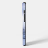 冬のワンダーランド、霧、トウヒの森と山 Case-Mate iPhoneケース (裏面 / 左)