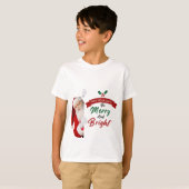 冬のワンダーランド：魔法のクリスマスシーン Tシャツ (正面フル)