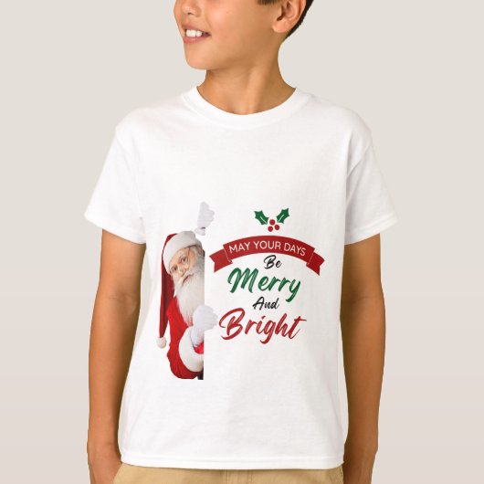 冬のワンダーランド：魔法のクリスマスシーン Tシャツ (正面)