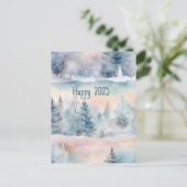 冬のワンダーランド – Happy 2025 シーズンポストカード (スタンド正面)