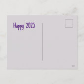 冬のワンダーランド – Happy 2025 シーズンポストカード (裏面)