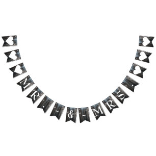 冬のワンダーラ凍っていンド氷さんミセス結婚ズ バンティングフラッグ