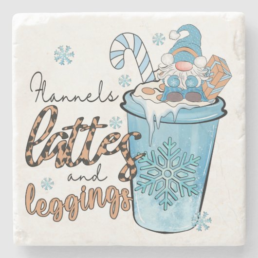 冬の三つの最も重要なこと ストーンコースター (正面)