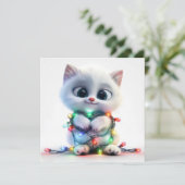 冬の不思議な世界にゃんこ シーズンカード (スタンド正面)