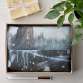 冬の不思議な世界 ラスティック ツリー ライト メイソンジャー 薄葉紙 (ギフト)