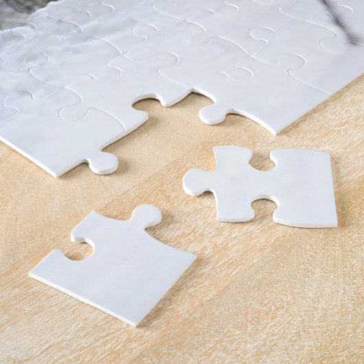 冬の不思議の国のそりの乗車 ジグソーパズル (側面)