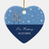 冬の不思議の国のオーナメント セラミックオーナメント (裏面)