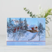 冬の不思議の国のクリスマスカード シーズンカード (スタンド正面)