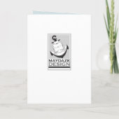 冬の不思議の国のパスポートの第18誕生日 招待状 (裏面)