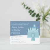 冬の不思議の国のプリンセスの誕生会 招待状 (スタンド正面)