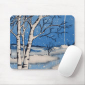 冬の不思議の国のマウスパッド マウスパッド (マウス)