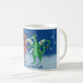 冬の不思議の国のマグ コーヒーマグカップ (正面右)