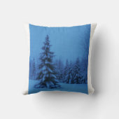 冬の不思議の国のリバーシブルの装飾用クッション クッション (裏面)