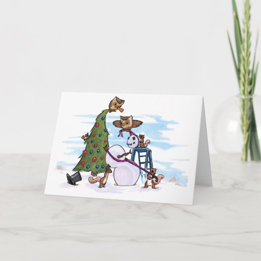 冬の不思議の国の協力 シーズンカード (正面)