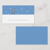 冬の不思議の国の座席表 プレイスカード (正面/裏面)