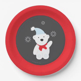 冬の不思議の国の紙皿 ペーパープレート