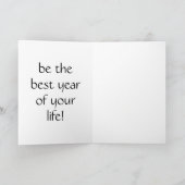 冬の不思議の国、それは最も最高のな年です カード (内部)