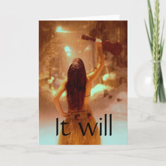 冬の不思議の国、それは最も最高のな年です カード