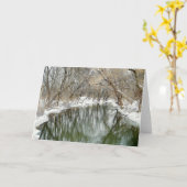 冬の不思議の国 カード (黄色い花)