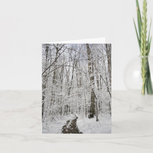 冬の不思議の国 カード (正面)