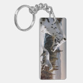 冬の不思議の国 キーホルダー (正面左)