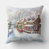 冬の不思議の国 クッション (裏面)