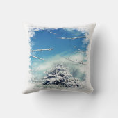 冬の不思議の国 クッション (裏面)