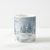 冬の不思議の国 コーヒーマグカップ (中央)