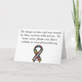 冬の不思議の国 シーズンカード (裏面)