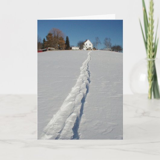 冬の不思議の国 シーズンカード (正面)