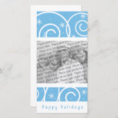 冬の不思議の国 シーズンカード (正面/裏面)