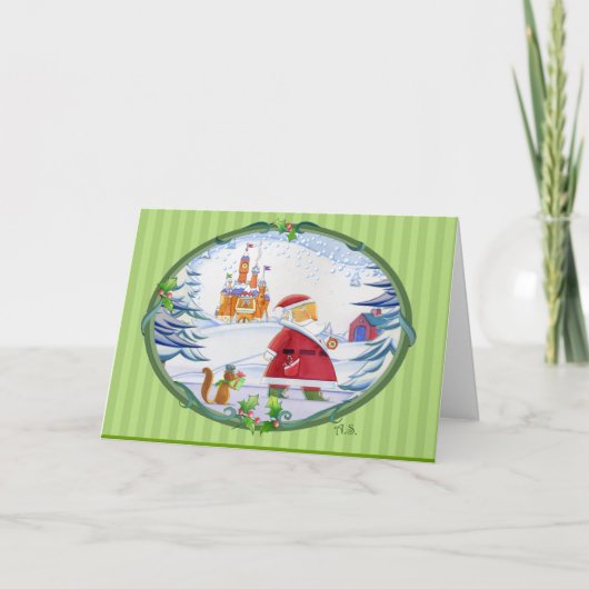 冬の不思議の国 シーズンカード (正面)