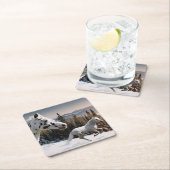 冬の不思議の国 スクエアペーパーコースター (インサイチュ)