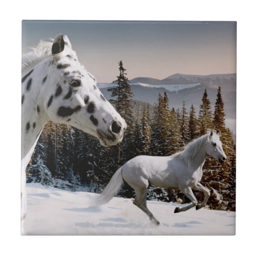 冬の不思議の国 タイル (正面)