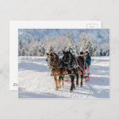 冬の不思議の国 ポストカード (正面/裏面)